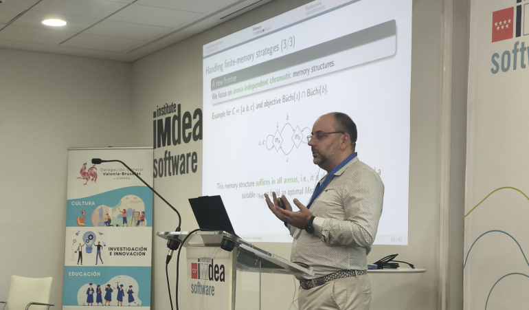 M. Randour en IMDEA Software Institute